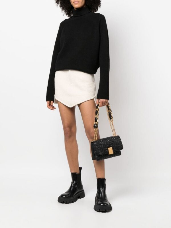 Balmain small 1945 quilted shoulder bag