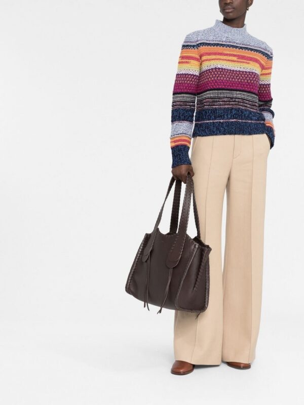 18982386_41410086_1000.jpg Chloé Mony fringe-trimmed tote bag