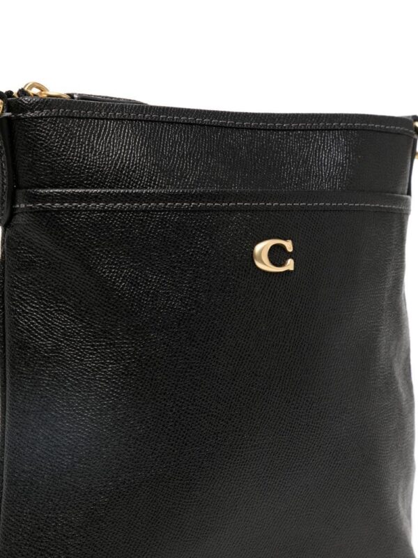 Coach logo zipped bag