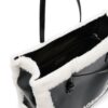 19003546_41427707_1000.jpg Karl Lagerfeld K/Skuare shearling-trim tote bag