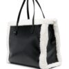 19003546_41427710_1000.jpg Karl Lagerfeld K/Skuare shearling-trim tote bag