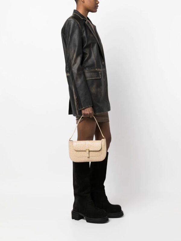 19005462_43422969_1000.jpg BY FAR Miranda crocodile-embossed shoulder bag