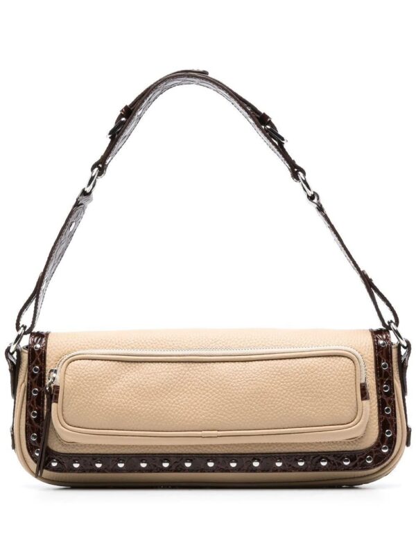 BY FAR  Maddy grained shoulder bag