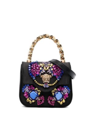 19006701_41482818_1000.jpg Versace mini La Medusa crystal-embellished tote bag