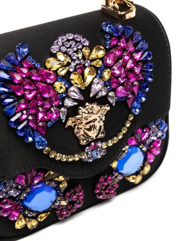 19006701_41484224_1000.jpg Versace mini La Medusa crystal-embellished tote bag