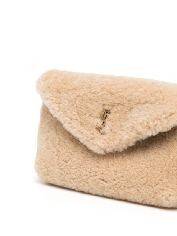 19009013_42305052_1000.jpg Saint Laurent small Puffer shearling clutch