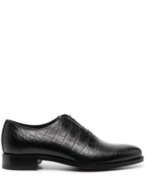 19009113_41550417_1000.jpg Scarosso crocodile-effect lace-up shoes
