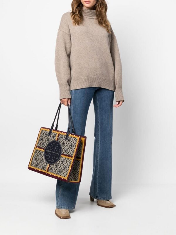 19017244_41499235_1000.jpg Tory Burch logo-patch tote bag