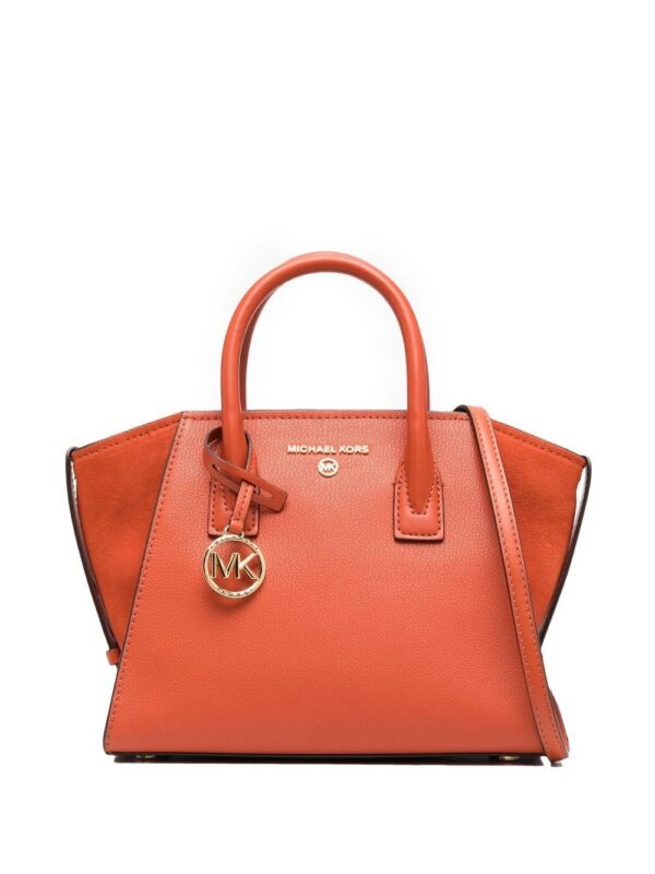 19023750_41730368_1000_079918b0-aa18-4aa8-ab73-dfea6fb89a9e.jpg Michael Michael Kors logo-plaque leather tote bag