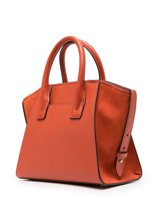 19023750_41733619_1000.jpg Michael Michael Kors logo-plaque leather tote bag