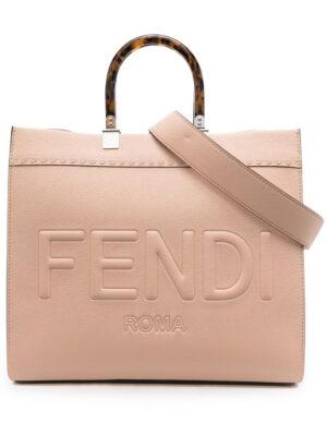 19025822_41671067_1000.jpg FENDI Sunshine logo-embossed tote bag