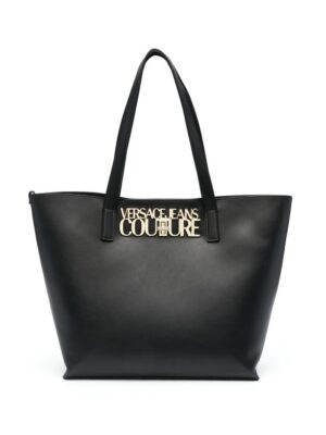 19031887_41528054_1000.jpg Versace logo-plaque tote bag