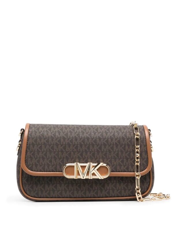 19031984_41520490_1000_6d9f8ff3-fc96-4e00-bd41-78f4284d53f8.jpg Michael Michael Kors monogram-pattern logo-plaque bag