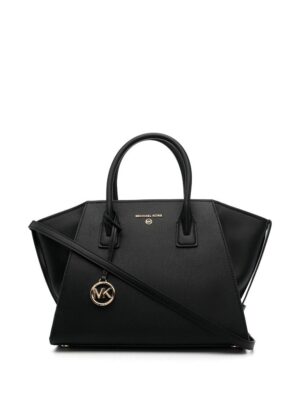 Michael Michael Kors logo-plaque leather tote bag
