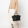19039627_41629561_1000.jpg Micheal kors logo-plaque leather tote bag