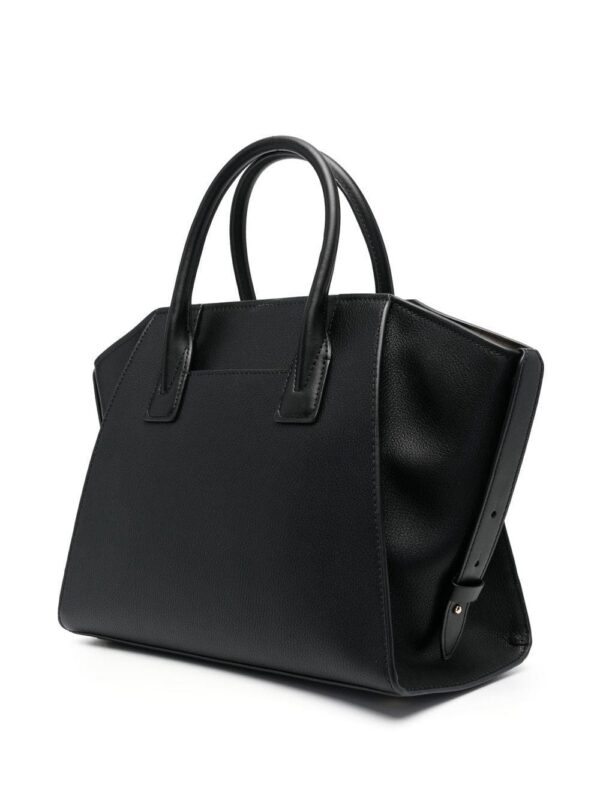 19039627_41630410_1000-1.jpg Michael Michael Kors logo-plaque leather tote bag
