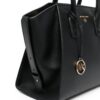 19039627_41630415_1000-1.jpg Michael Michael Kors logo-plaque leather tote bag