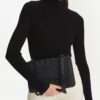 Tory Burch leather logo-embossed shoulder bag