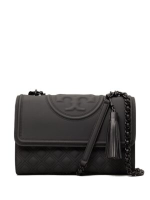 19041550_43582141_1000-1.jpg Tory Burch leather logo-embossed shoulder bag