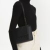 Tory Burch leather logo-embossed shoulder bag