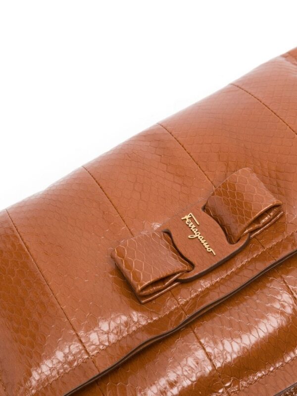 Ferragamo Viva lizard-effect shoulder bag