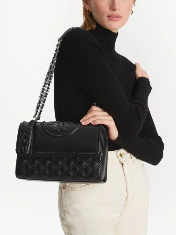 Tory Burch  logo embossed shoulder bag