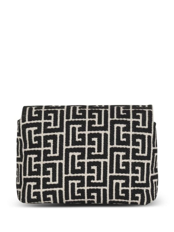 19071903_41754905_1000.jpg Balmain 1945 Soft jacquard monogram shoulder bag