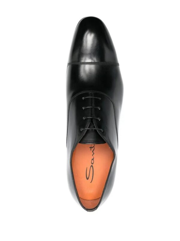 Santoni  leather oxford shoes