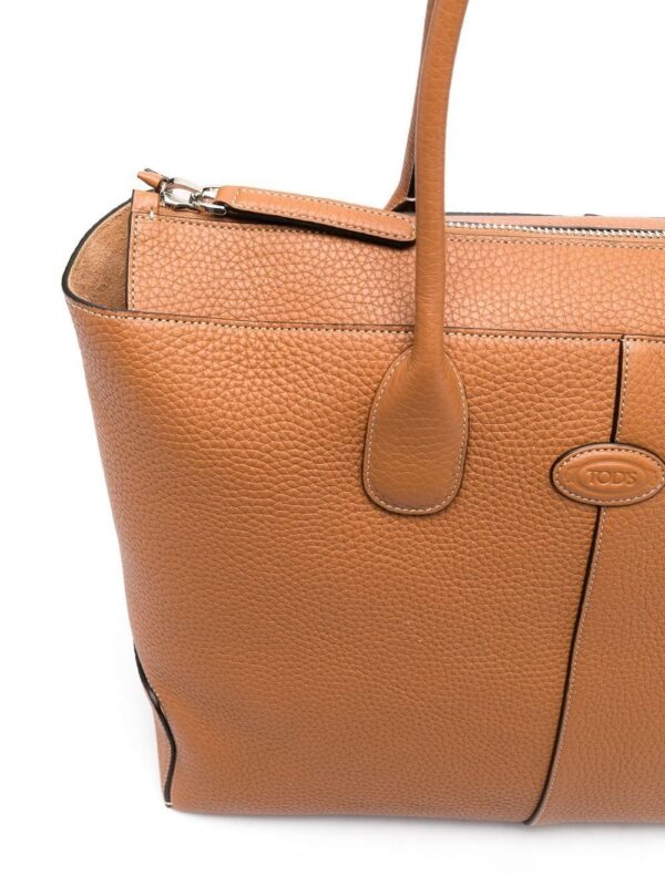 19079275_41665410_1000.jpg Tod's logo-patch leather tote bag