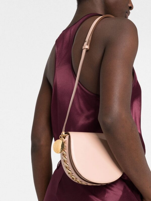 Stella McCartney small Frayme flap shoulder bag