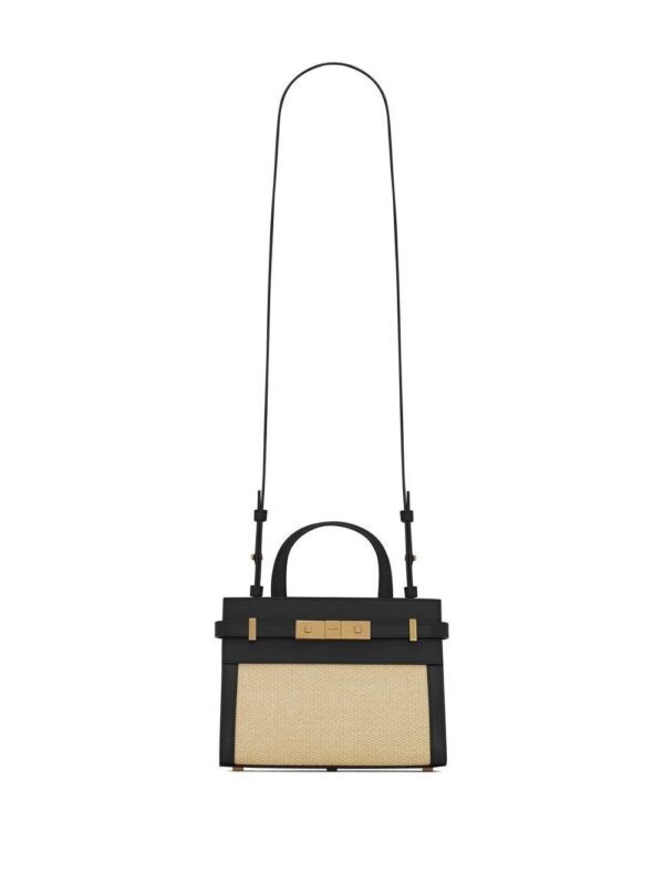 19095485_42014753_1000.jpg Saint Laurent nano Manhattan raffia tote bag