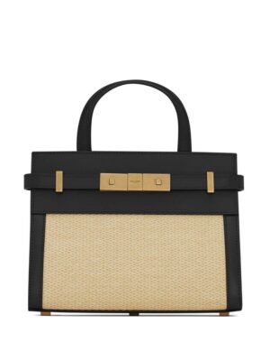 19095485_42018040_1000.jpg Saint Laurent nano Manhattan raffia tote bag
