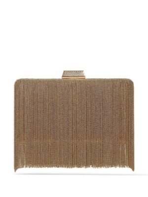 19100625_42379874_1000.jpg Jimmy Choo Clemmie chain fringe clutch bag