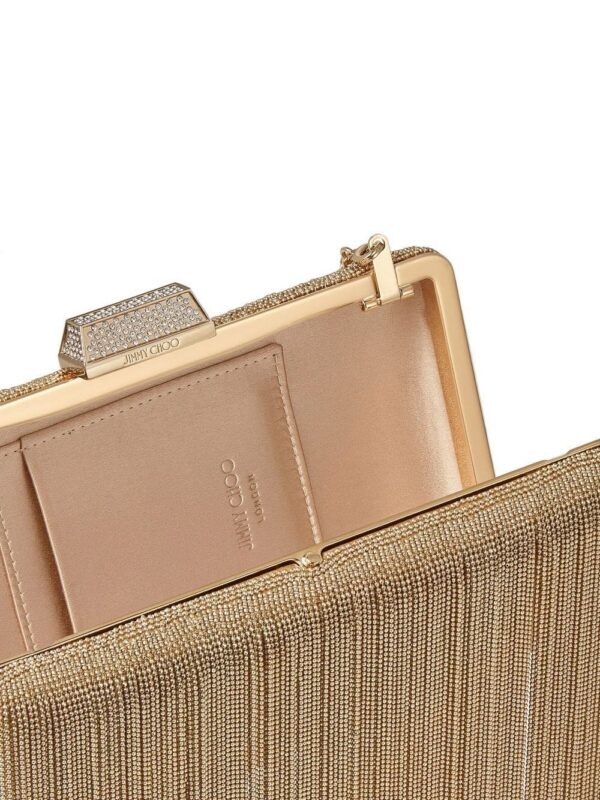 19100625_42380049_1000.jpg Jimmy Choo Clemmie chain fringe clutch bag