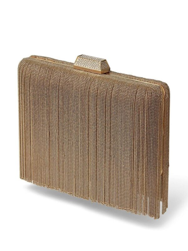 19100625_42381113_1000.jpg Jimmy Choo Clemmie chain fringe clutch bag