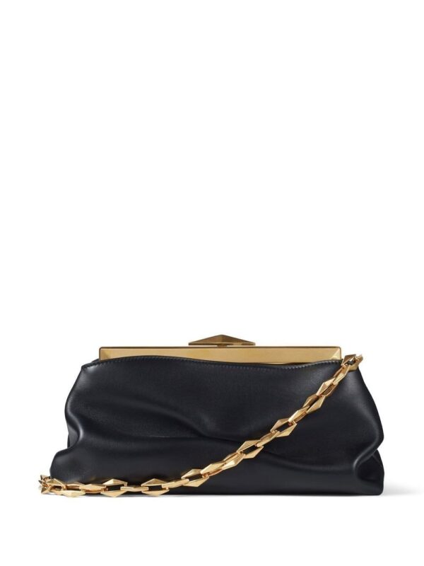 Jimmy Choo diamond frame clutch bag