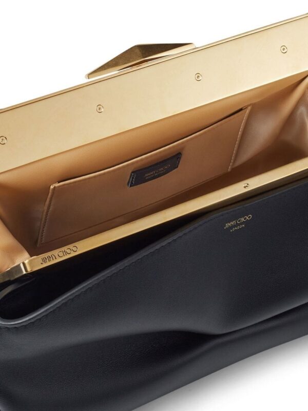 Jimmy Choo diamond frame clutch bag