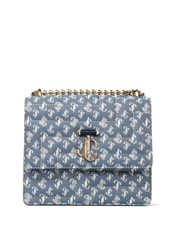 19101721_43578048_1000.jpg Jimmy Choo Avenue Quad denim shoulder bag
