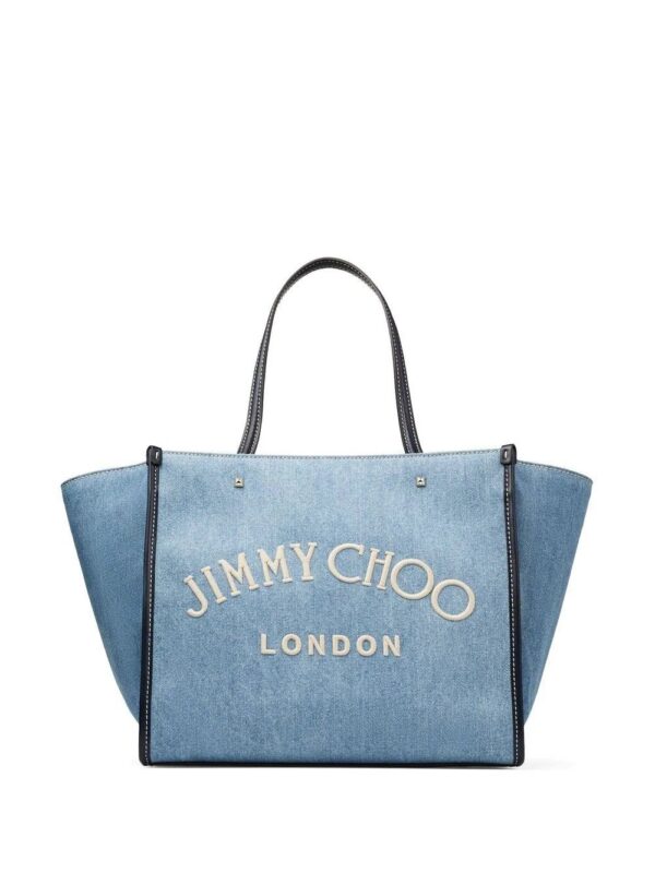 19102539_43574167_1000.jpg Jimmy Choo Varenne denim tote bag