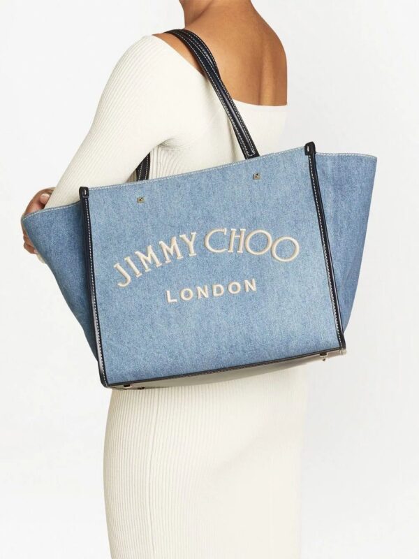 19102539_43574169_1000.jpg Jimmy Choo Varenne denim tote bag