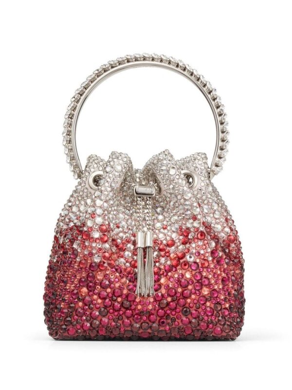 19102607_41967850_1000.jpg Jimmy Choo Bon Bon crystal-embellished bucket bag