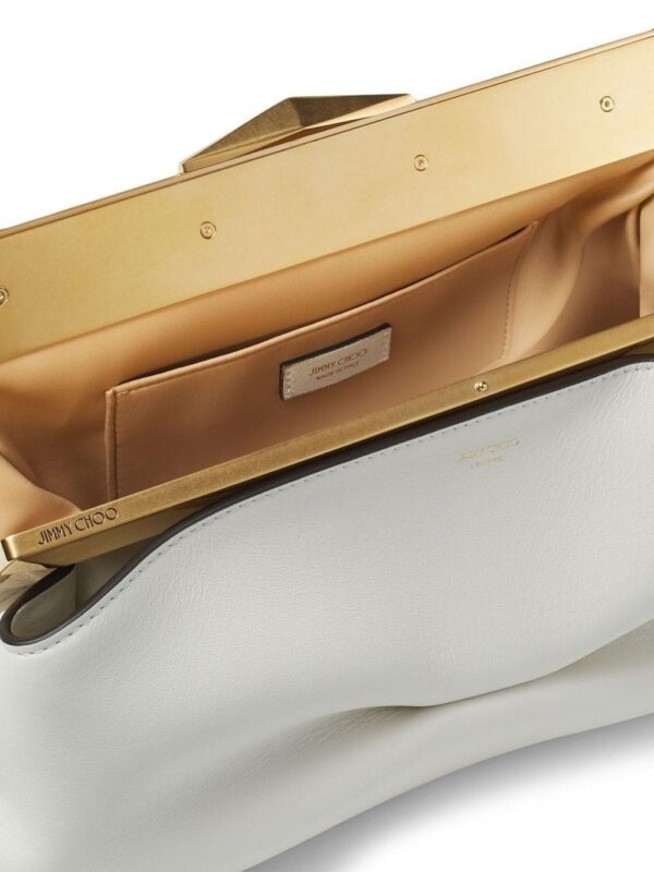 Jimmy Choo diamond frame clutch bag