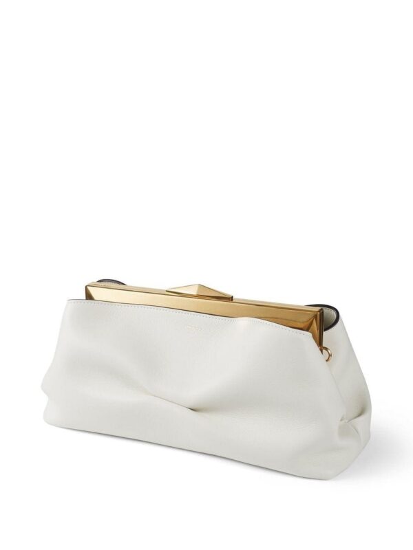 Jimmy Choo diamond frame clutch bag