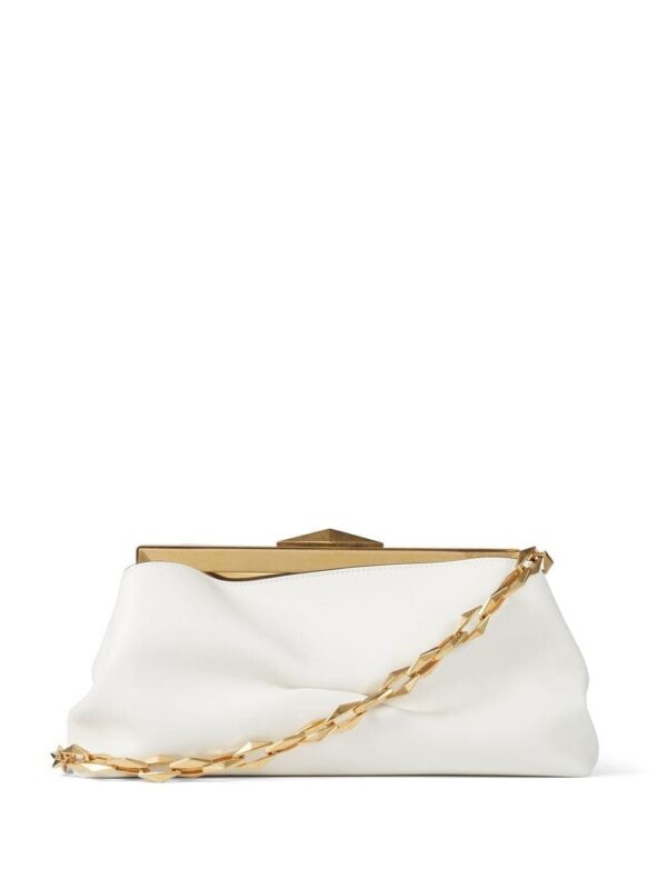 Jimmy Choo diamond frame clutch bag