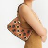 Tory Burch small Mercer Grommet Crescent bag