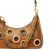 Tory Burch small Mercer Grommet Crescent bag