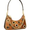 Tory Burch small Mercer Grommet Crescent bag