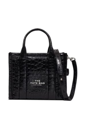 19136009_42381483_1000_a7dde99d-9a4a-44ee-a4b1-edb8bfbb5a61.jpg Marc Jacobs The Croc Embossed mini leather tote bag