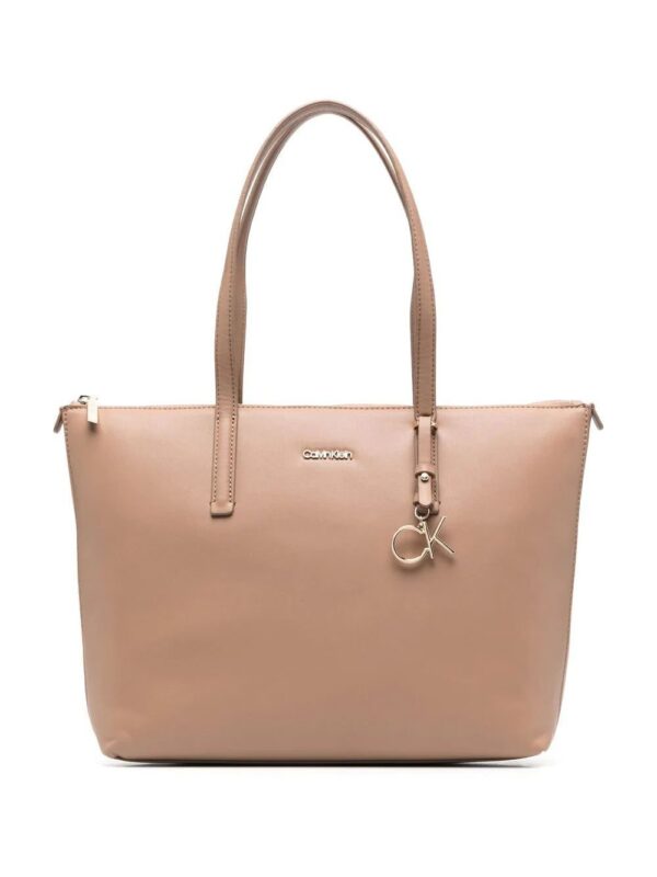 Calvin Klein  logo-charm tote bag