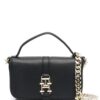 19151436_43249032_1000.jpg Tommy Hilfiger logo-plaque chain-link shoulder bag